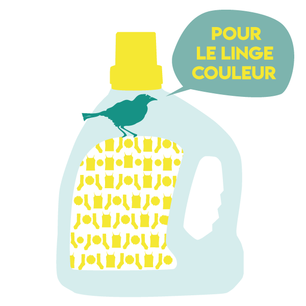 Lessive pour linge couleur